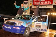 Rallye Český Krumlov: Slavnostní vyhlášení výsledků - Koupal / Kacerovský